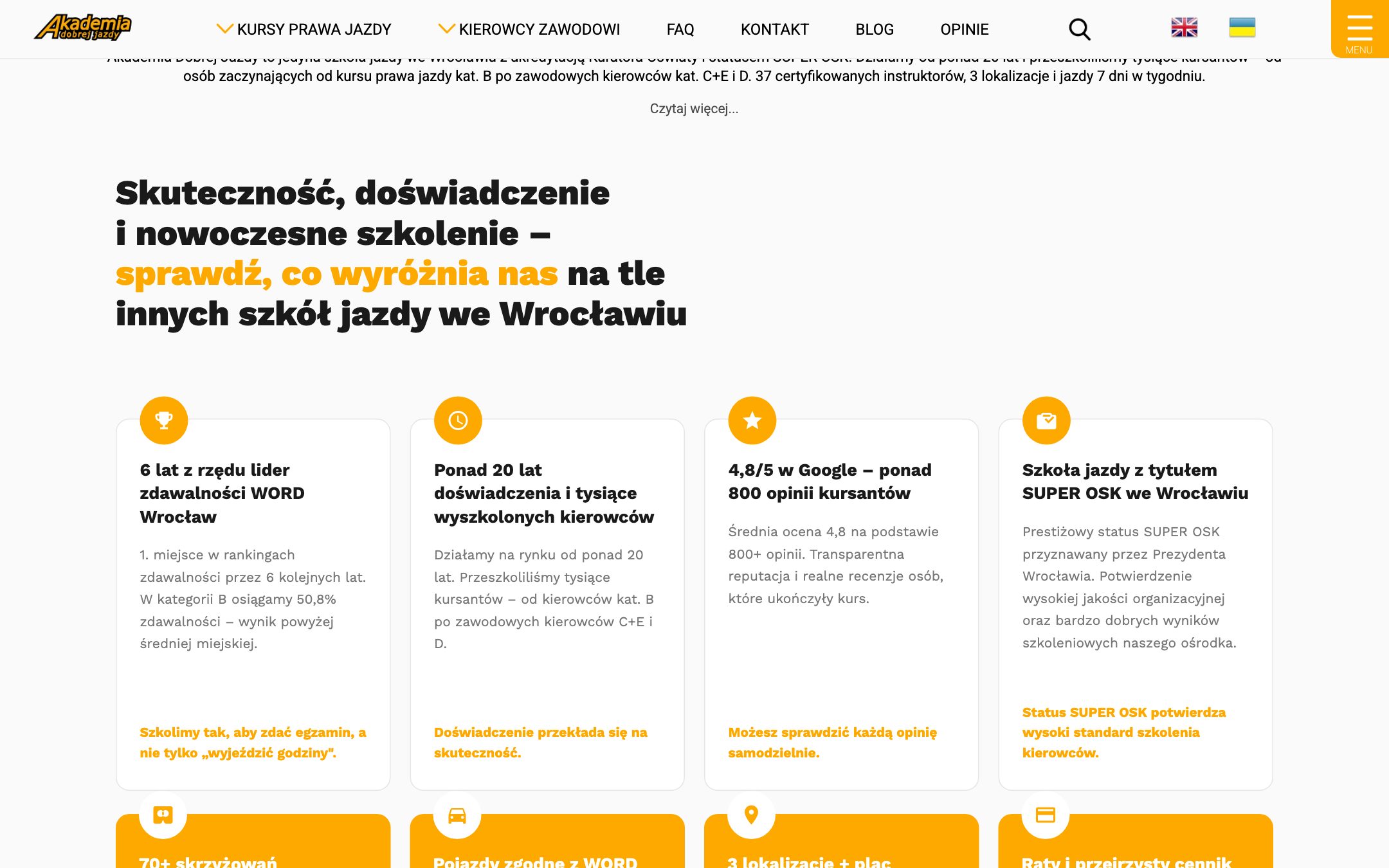 Strona naukajazdy.wroc.pl