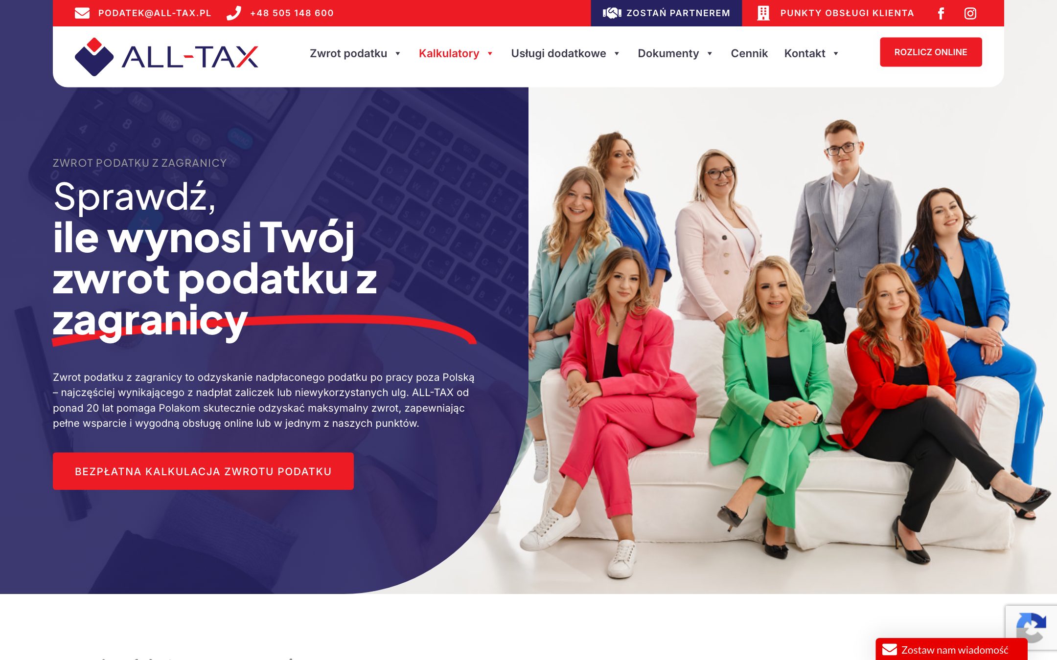 Strona all-tax.pl