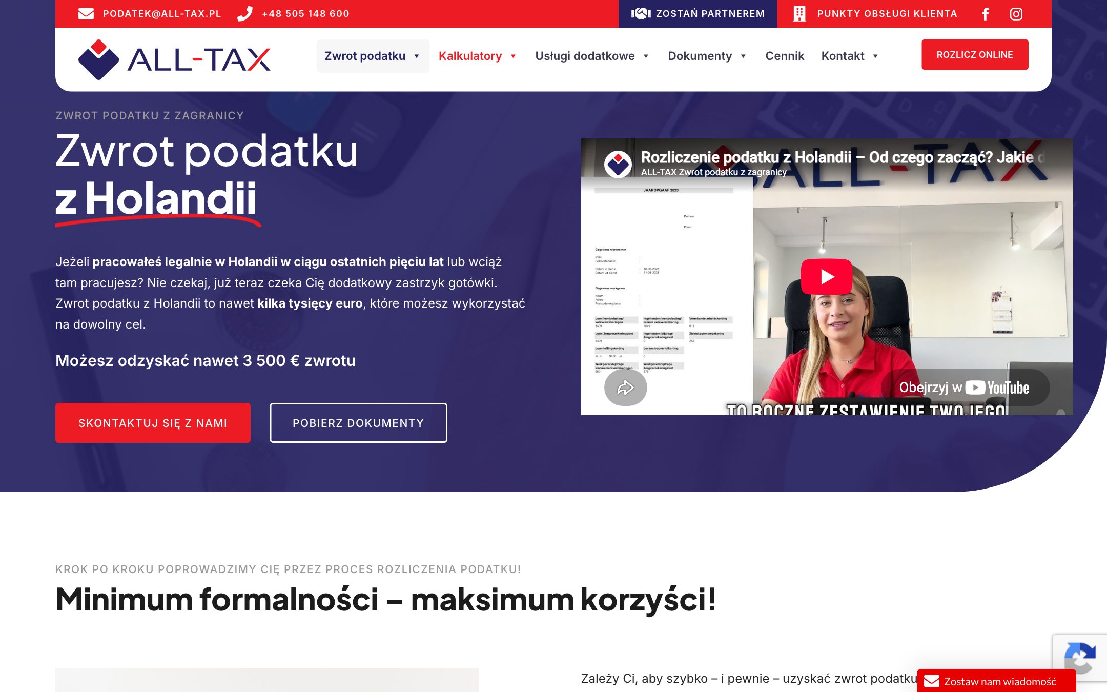 Strona all-tax.pl