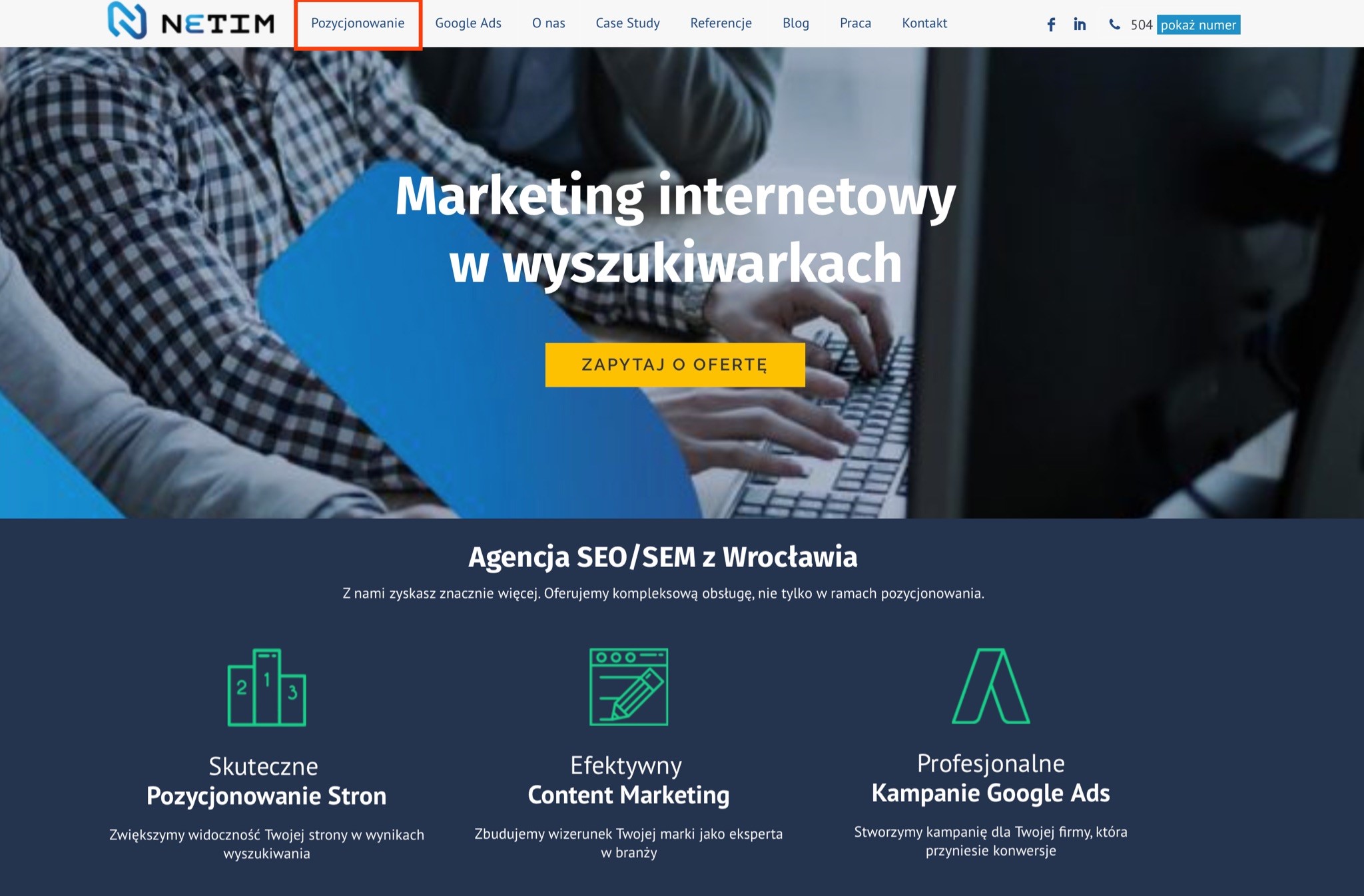 Tworzenie linków wewnętrznych na stronie www