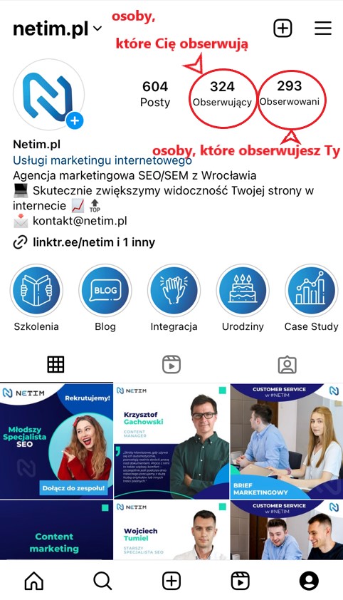 Followersi na instagramie